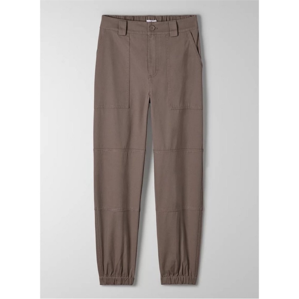 Tna Aritzia New Cedar Stone Taupe Cargo Pant Joggers Small